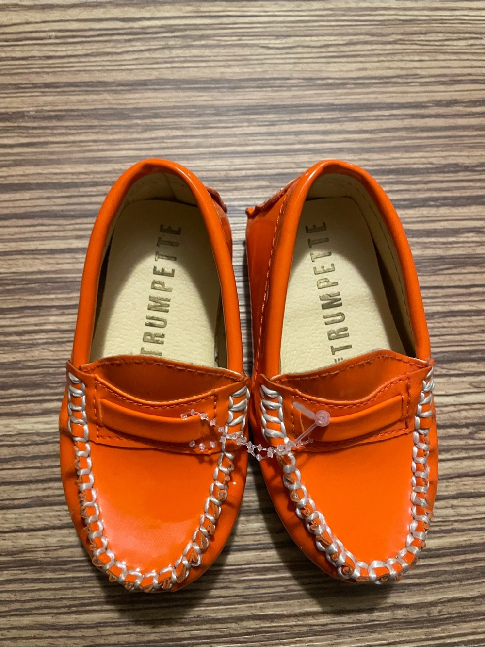 Trumpette Bright Orange Baby/Toddler Loafers